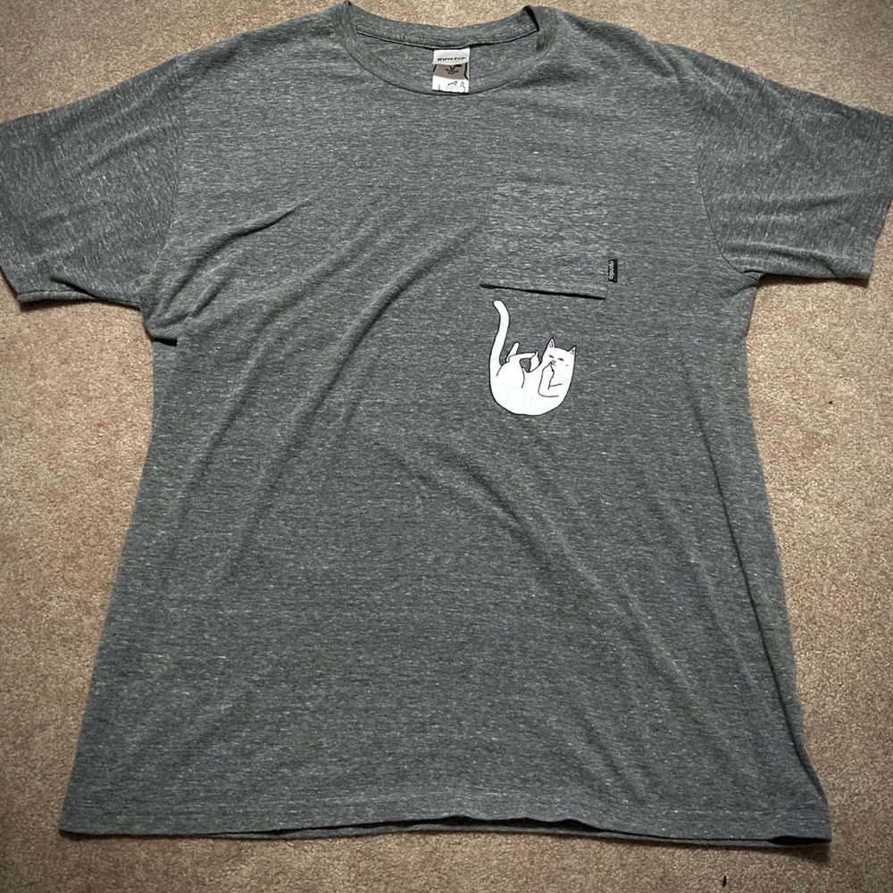 RIPNDIP Falling For Nermal Pocket T-Shirt 🐱
